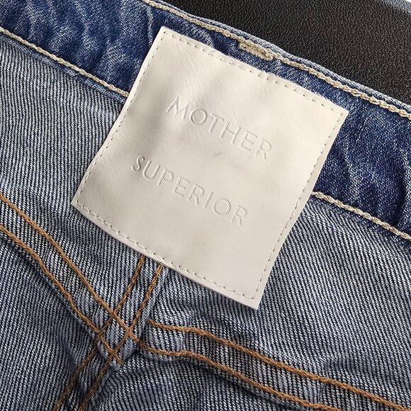 MOTHER Superior The Scooter Ankle Jeans, I'm a Winner, Mini Flare, High Rise 32 - Picture 5 of 11